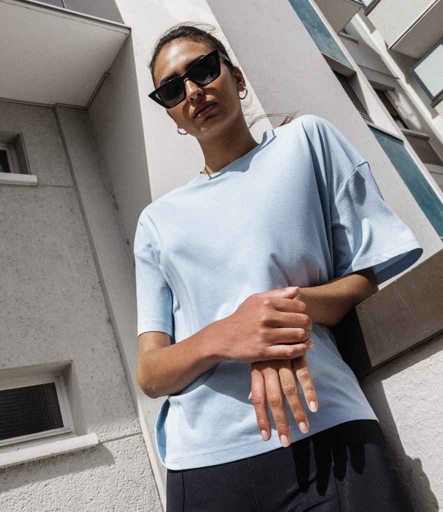 Native Spirit Ladies Oversized T-Shirt in Aquamarine