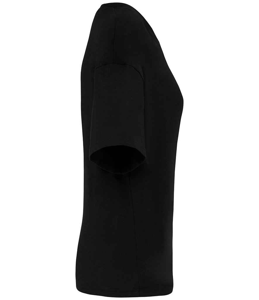Native Spirit Ladies Oversized T-Shirt in Black, side view