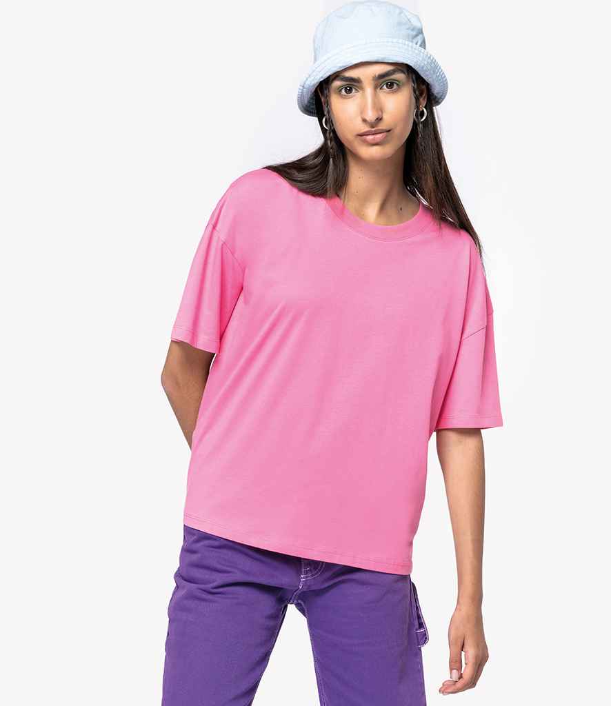 Native Spirit Ladies Oversized T-Shirt in Candy Rose