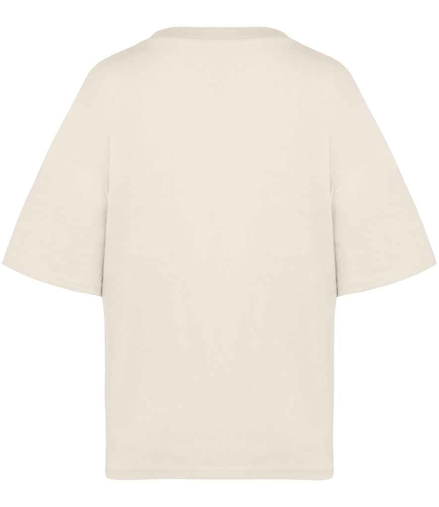 Native Spirit Ladies Oversized T-Shirt in Ivory, back view