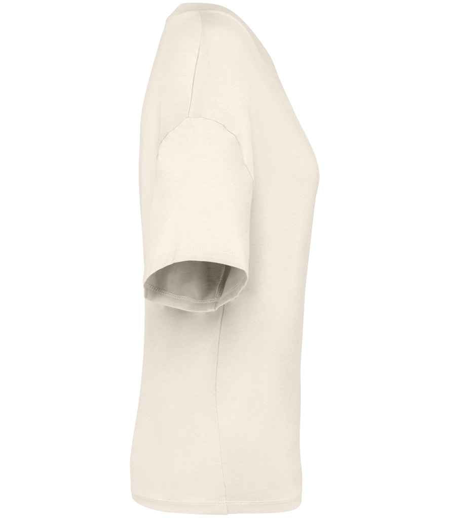 Native Spirit Ladies Oversized T-Shirt in Ivory, side view