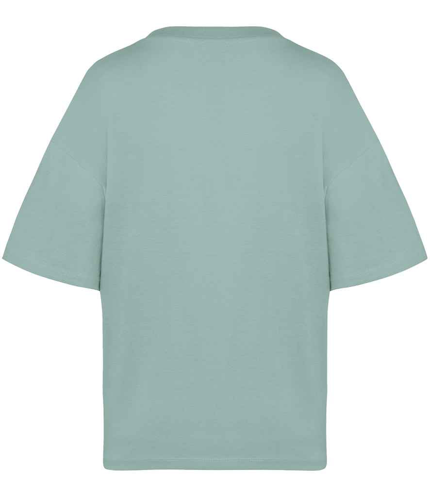 Native Spirit Ladies Oversized T-Shirt in Jade Green, back view