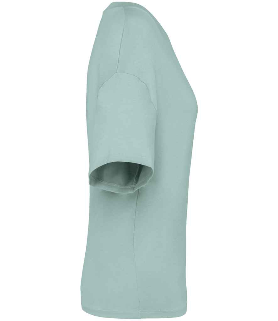 Native Spirit Ladies Oversized T-Shirt in Jade Green, side view