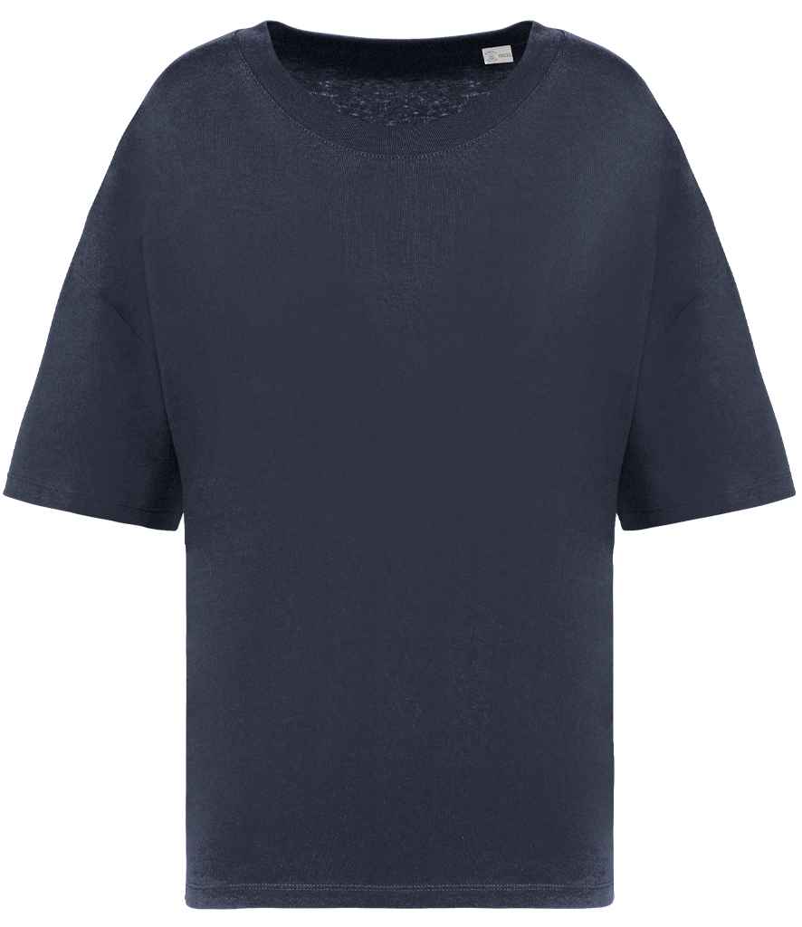 Native Spirit Ladies Oversized T-Shirt in Navy, front view