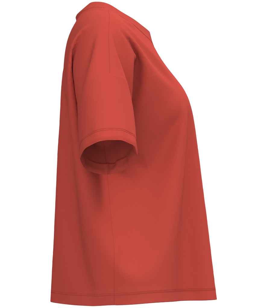 Native Spirit Ladies Oversized T-Shirt in Paprika, side view
