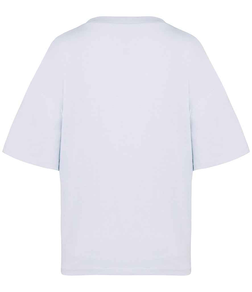 Native Spirit Ladies Oversized T-Shirt in White, back view