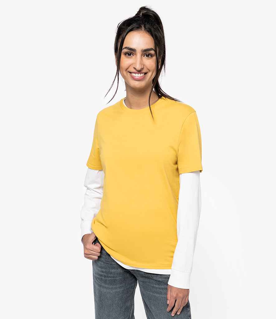 Native Spirit Unisex Crew Neck IC T-Shirt in Sun Yellow