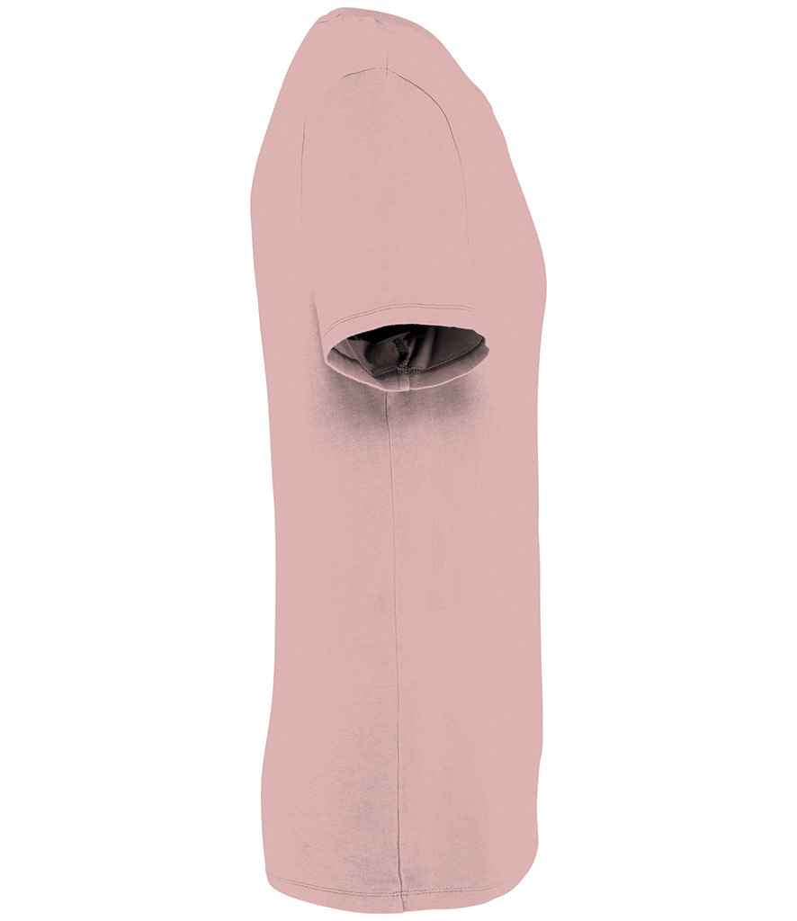 Native Spirit Unisex Faded T-Shirt in Washed Petal Rose, side view