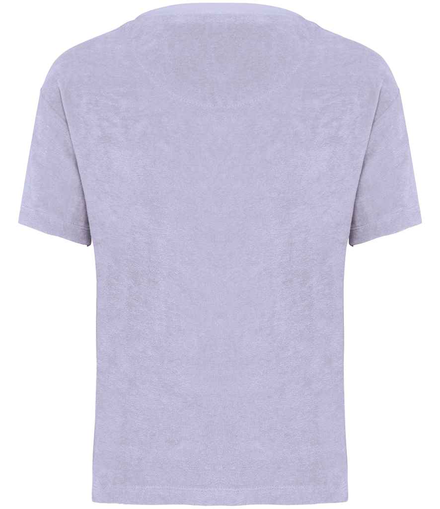 Native Spirit Kids Terry Towel T-Shirt in Parma, back view