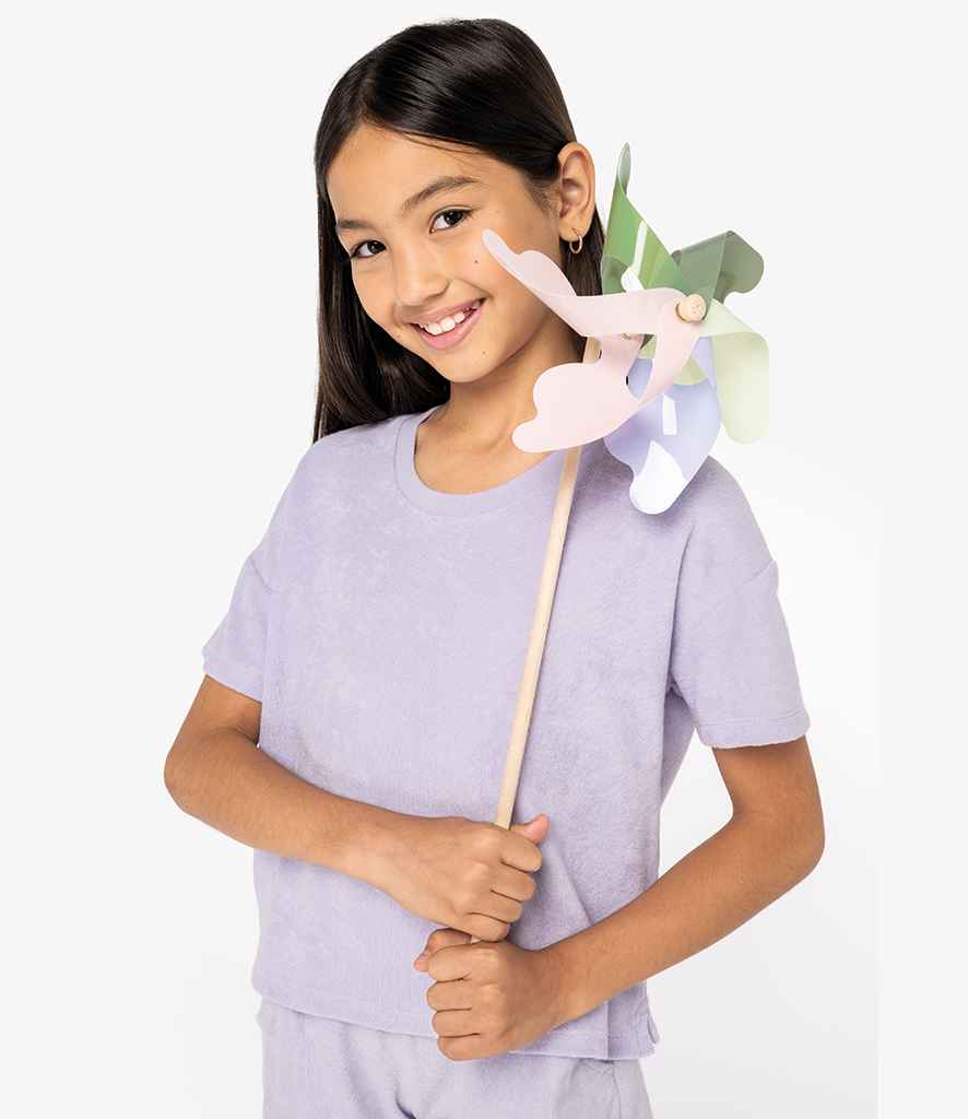 Native Spirit Kids Terry Towel T-Shirt in Parma