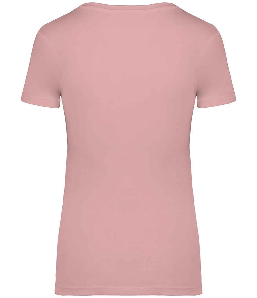 Native Spirit Ladies T-Shirt in Petal Rose, back view