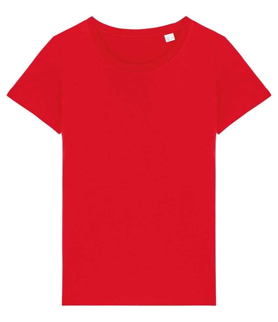 Native Spirit Ladies T-Shirt in Poppy Red, front view