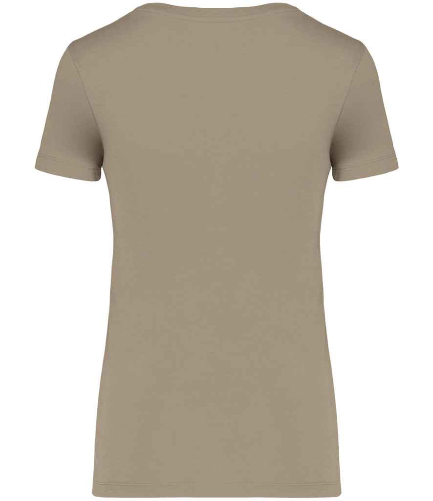 Native Spirit Ladies T-Shirt in Wet Sand, back view