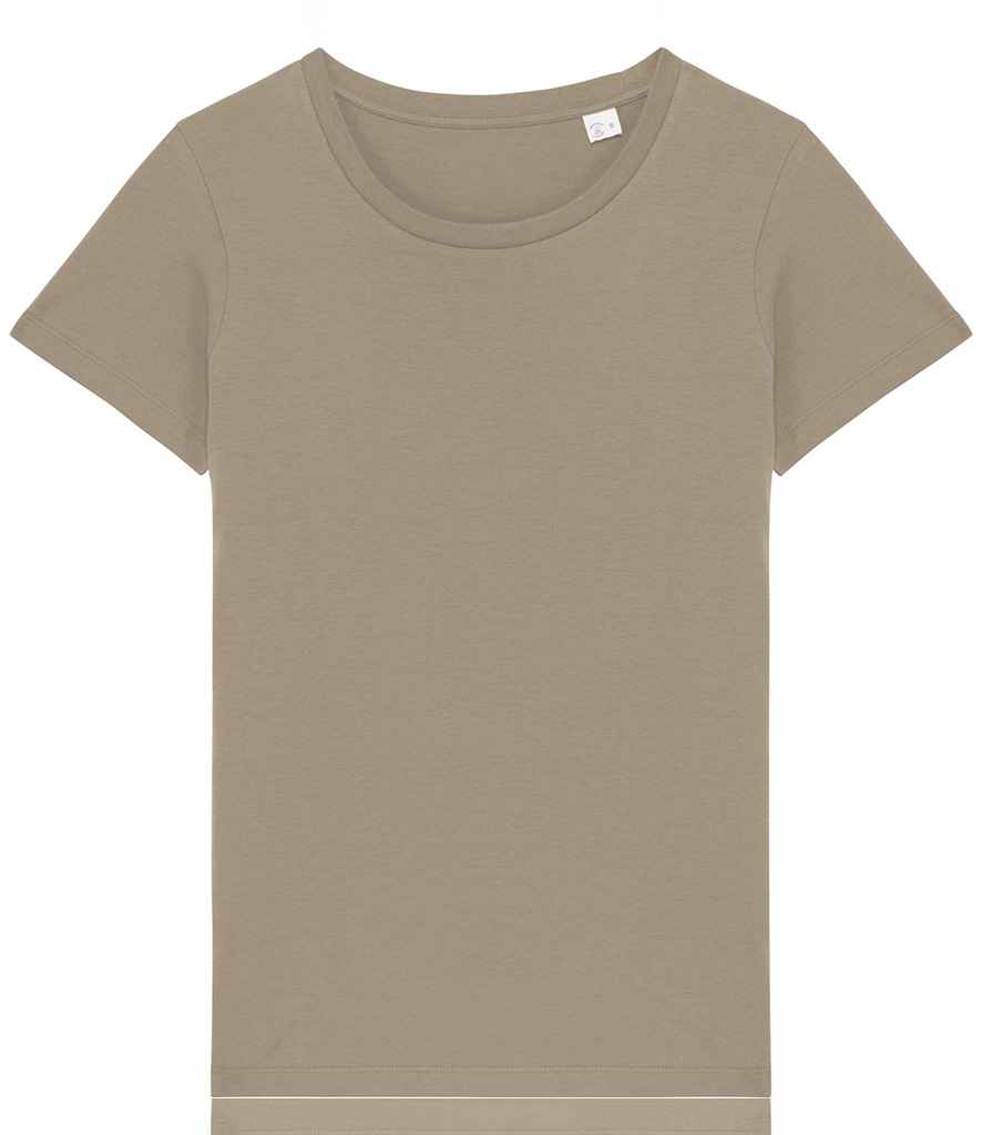 Native Spirit Ladies T-Shirt in Wet Sand, front view