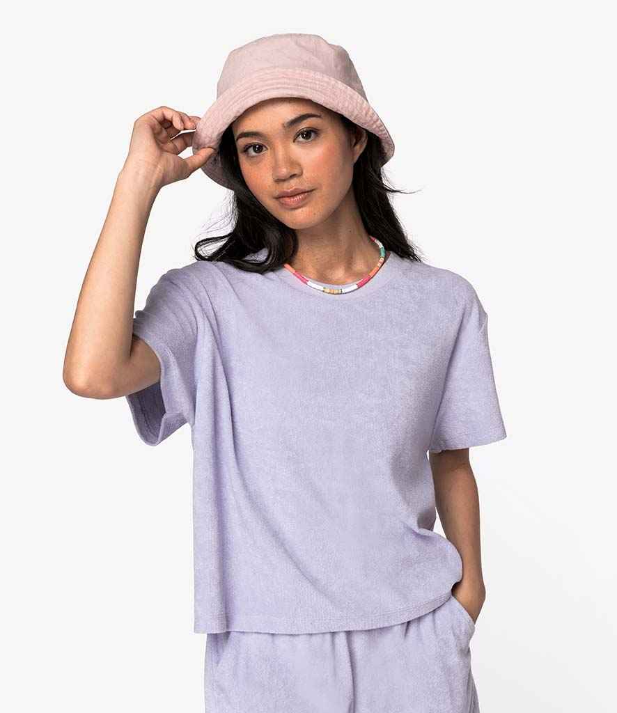 Native Spirit Ladies Terry Towel T-Shirt in Parma