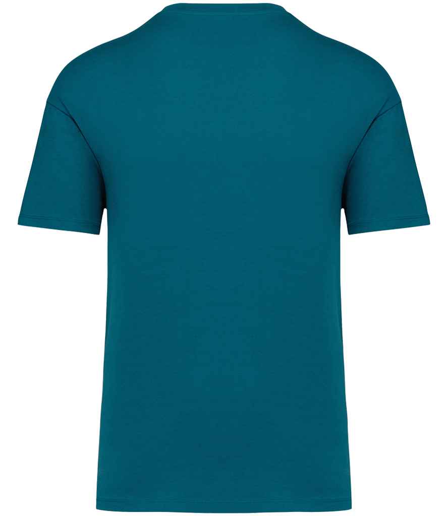 Native Spirit Unisex Oversized T-Shirt in Peacock Green, back view