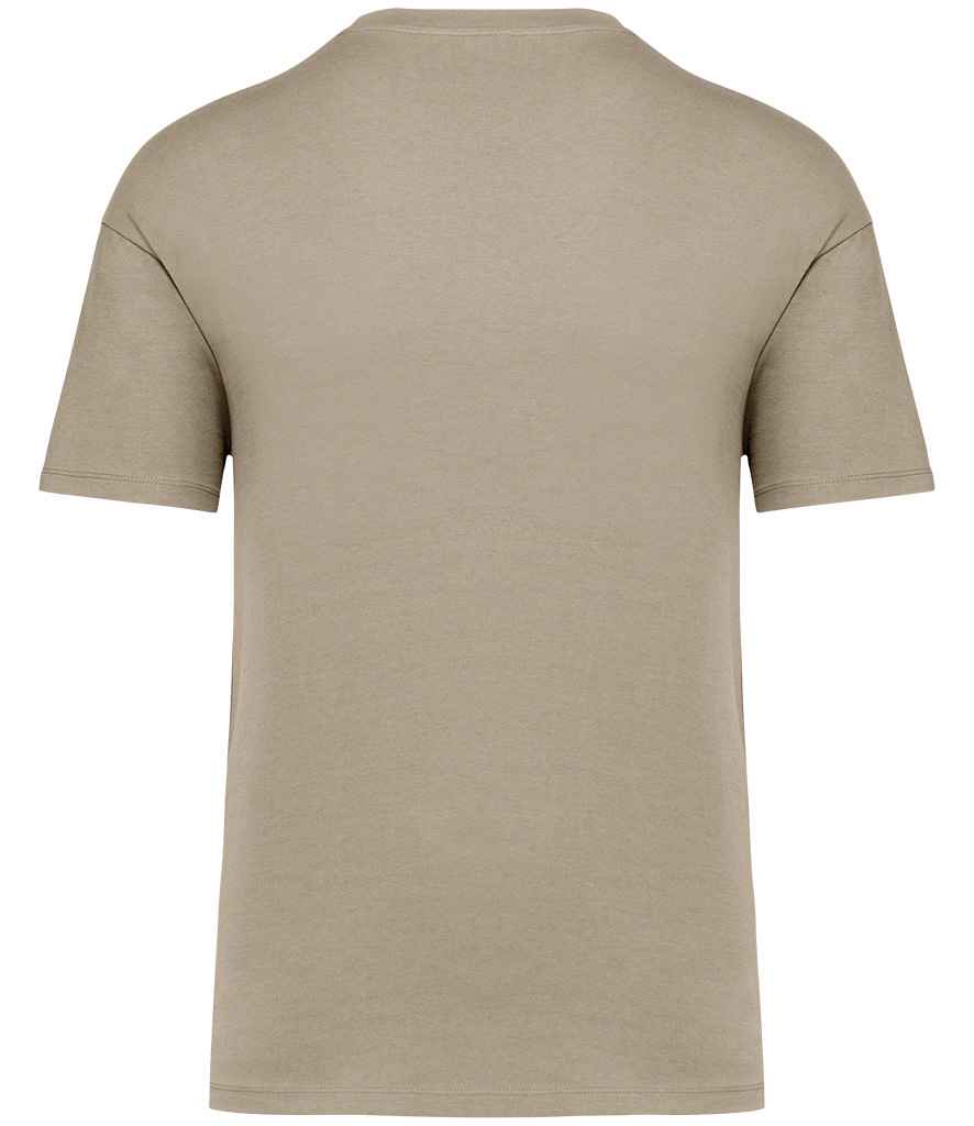 Native Spirit Unisex Oversized T-Shirt in Wet Sand, back view
