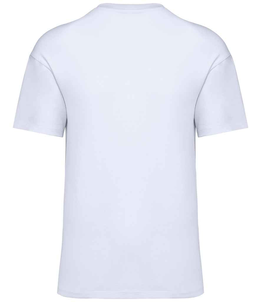 Native Spirit Unisex Oversized T-Shirt in White, back view