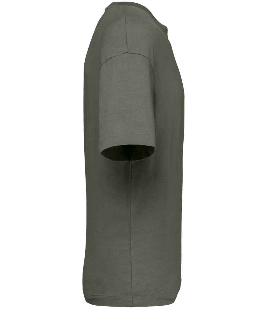 Native Spirit Oversized T-Shirt in Organic Khaki, side view