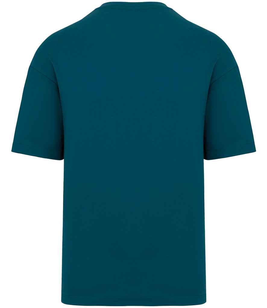 Native Spirit Oversized T-Shirt in Peacock Green, back view