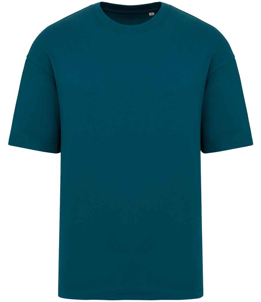 Native Spirit Oversized T-Shirt in Peacock Green, front view