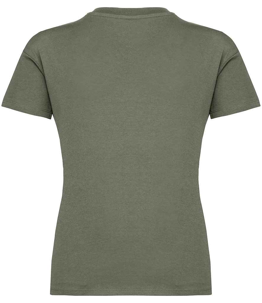 Native Spirit Kids Dropped Shoulder T-Shirt in Khaki, back view