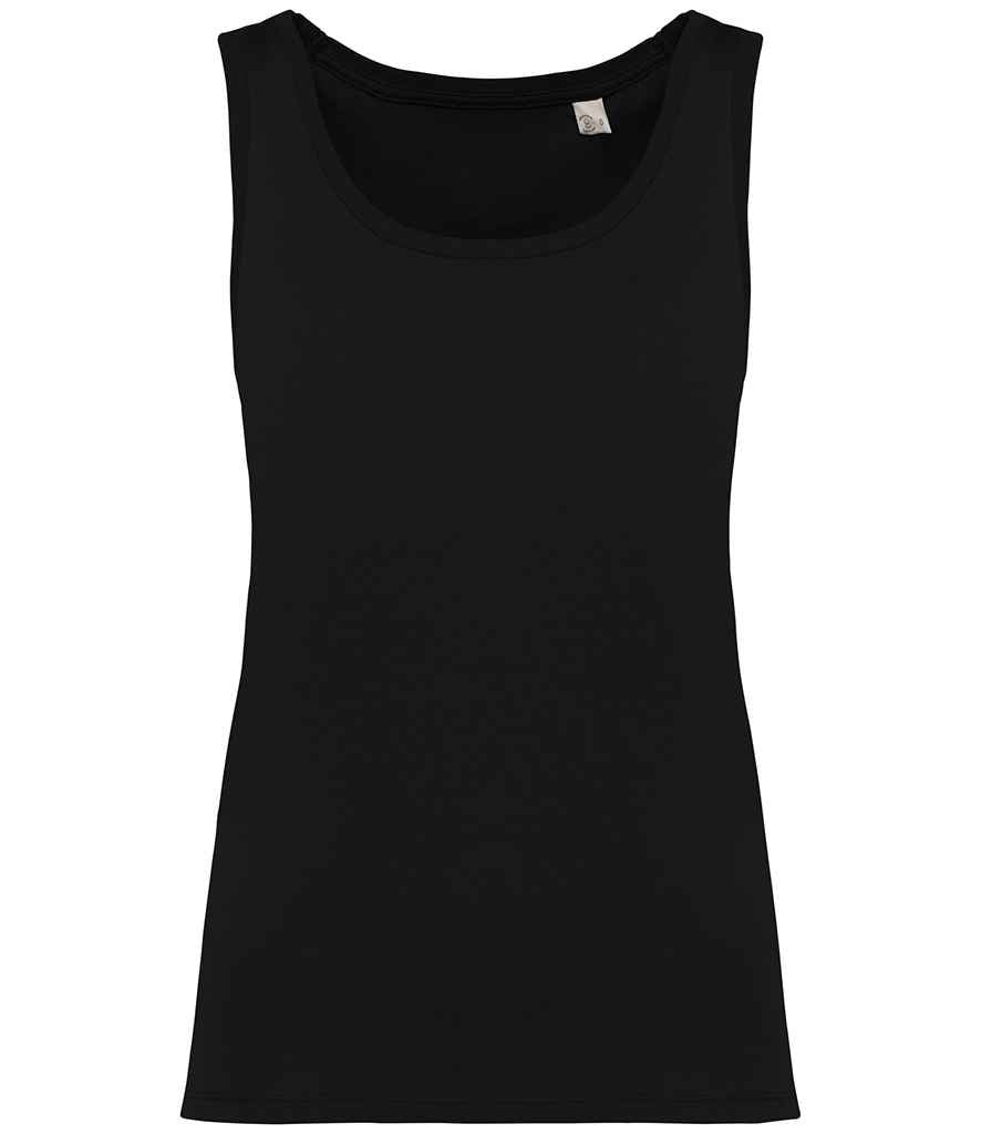 Native Spirit Ladies Tank Top in Black, front view