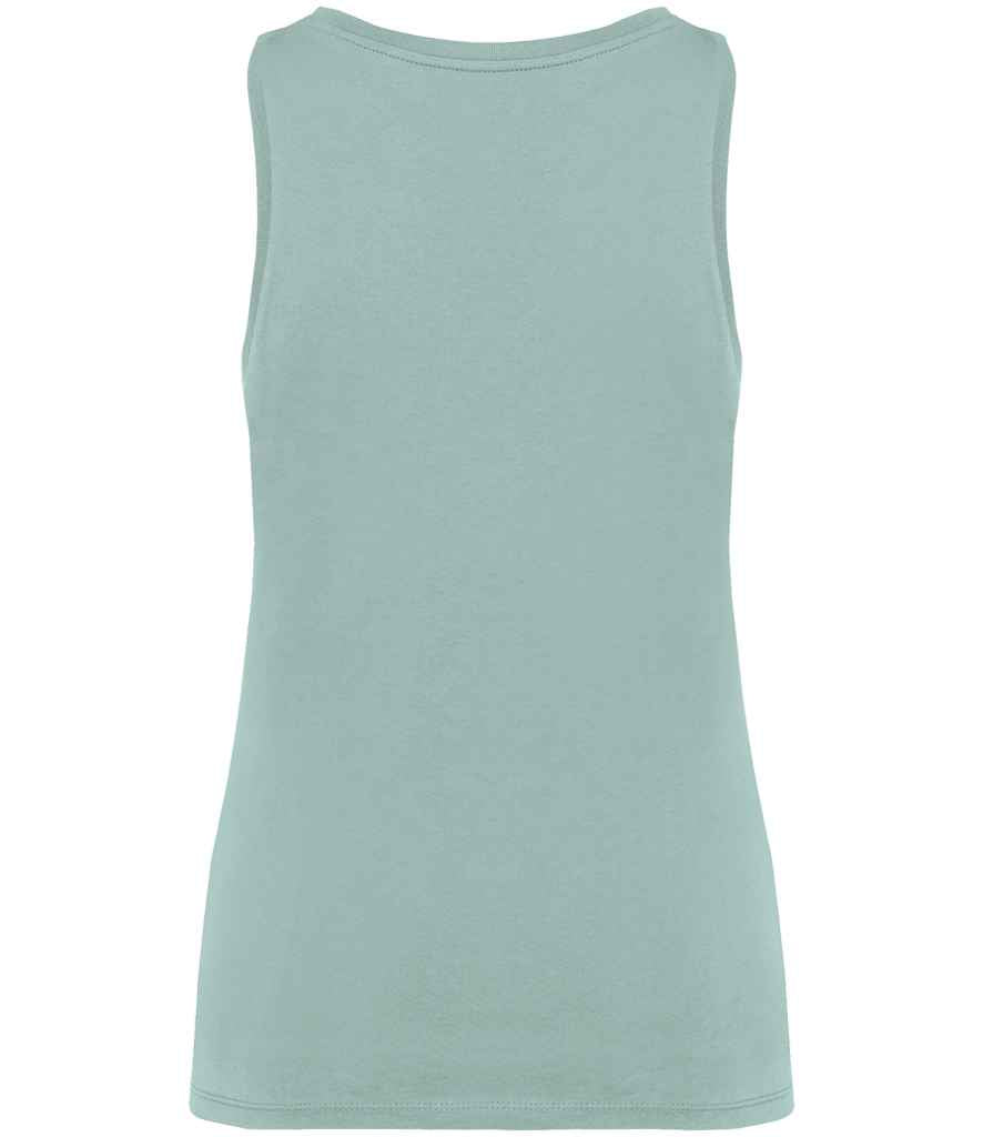 Native Spirit Ladies Tank Top in Jade Green, back view
