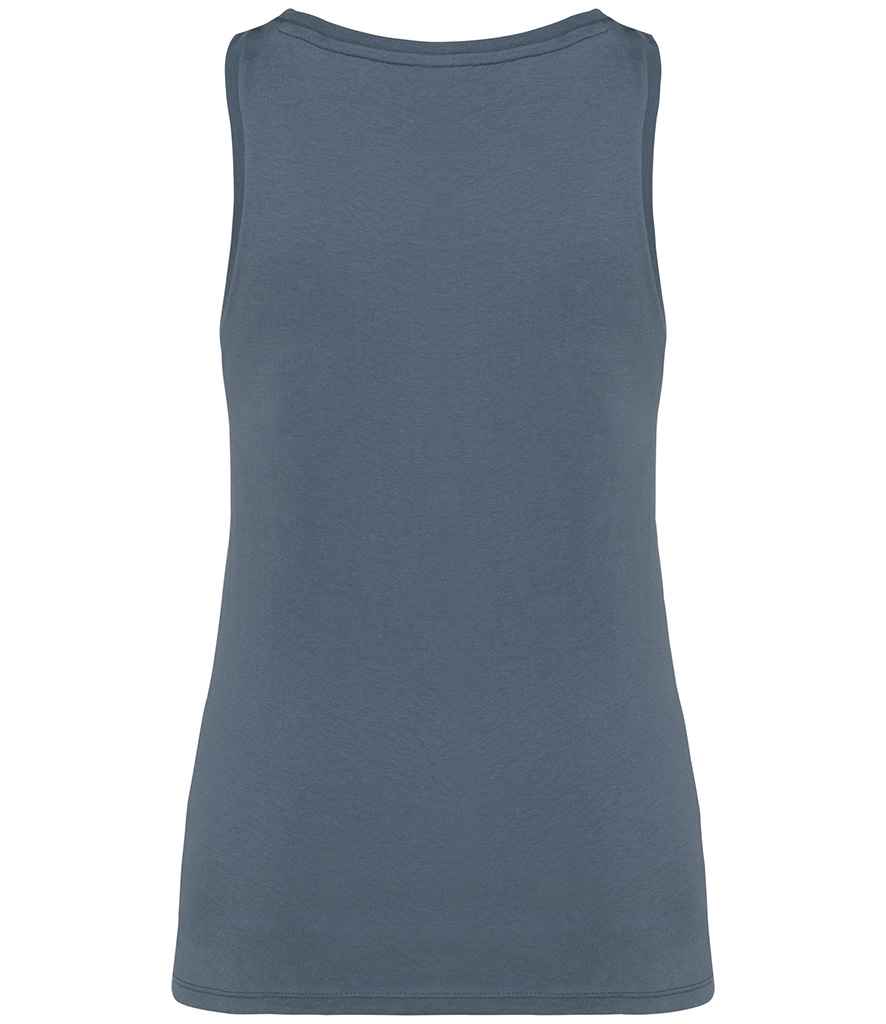 Native Spirit Ladies Tank Top in Mineral Grey, back view