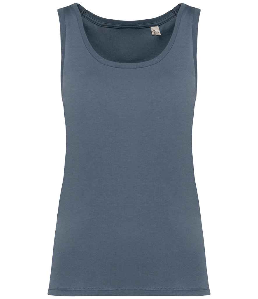 Native Spirit Ladies Tank Top in Mineral Grey, front view