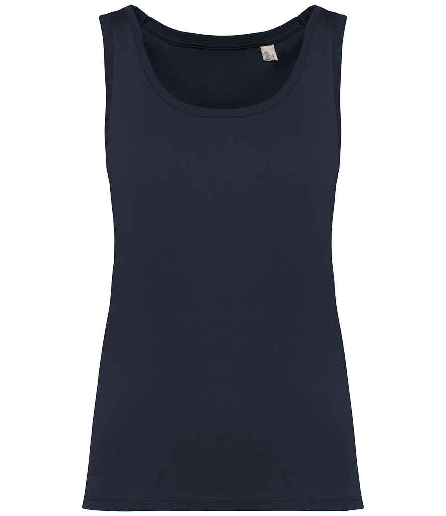 Native Spirit Ladies Tank Top in Navy, front view