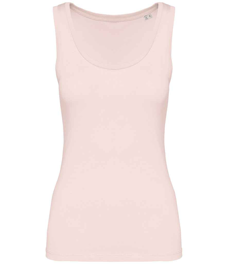 Native Spirit Ladies Tank Top in Pearl Rose, front view