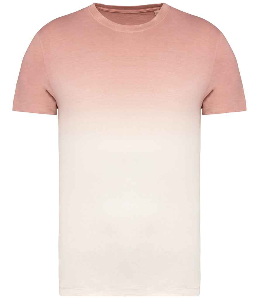 Native Spirit Unisex Dip Dye T-Shirt in Dip Dye Petal Rose, front view
