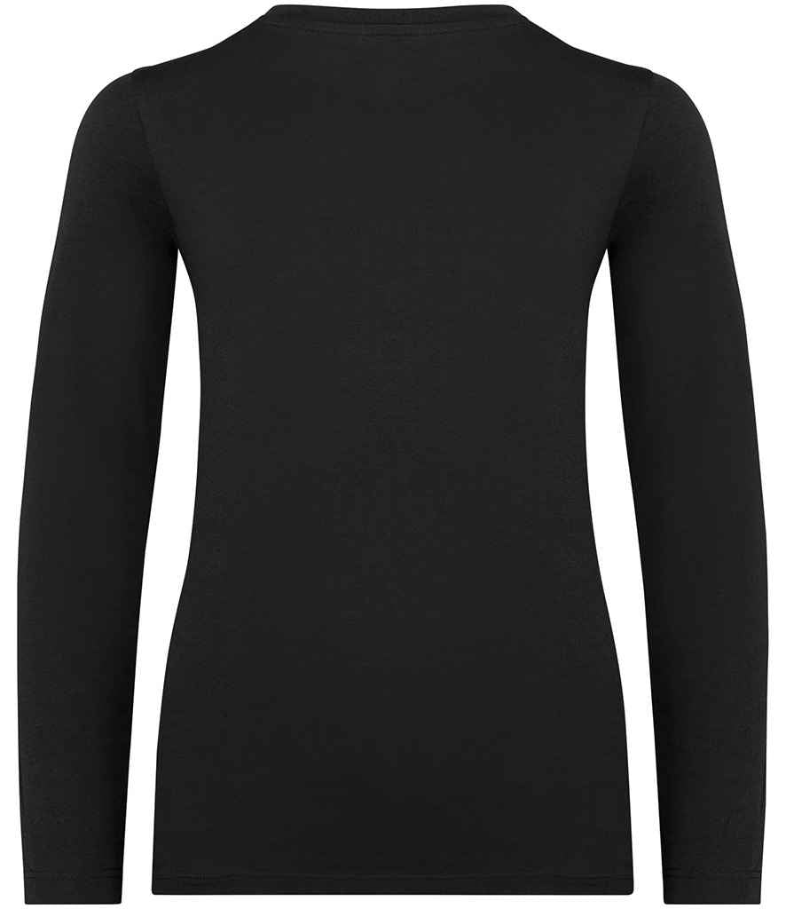 Native Spirit Kids Long Sleeve T-Shirt in Black, back view