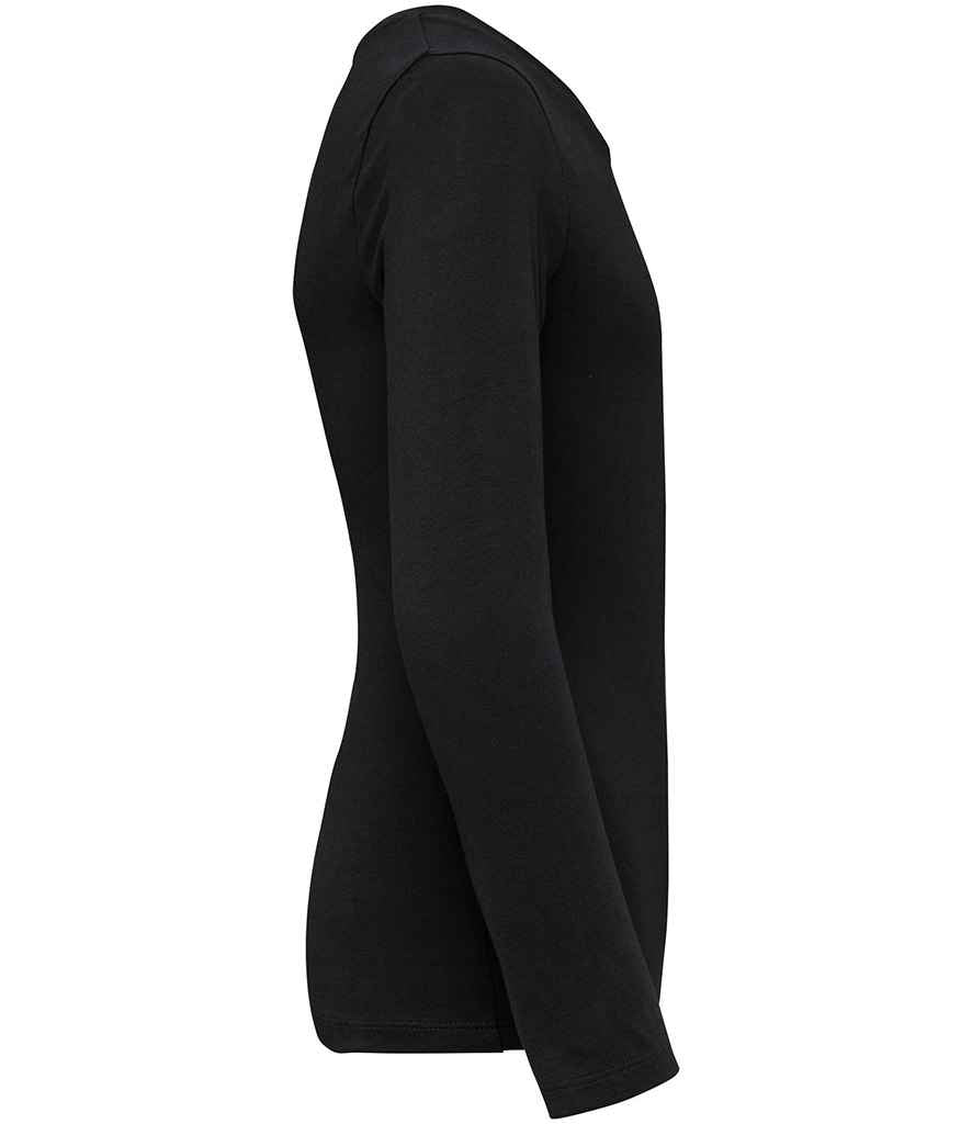 Native Spirit Kids Long Sleeve T-Shirt in Black, side view