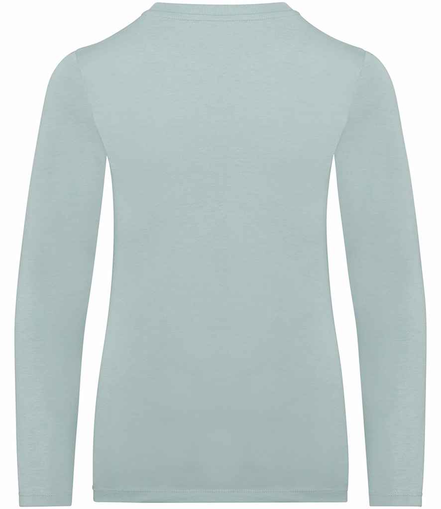 Native Spirit Kids Long Sleeve T-Shirt in Jade Green, back view