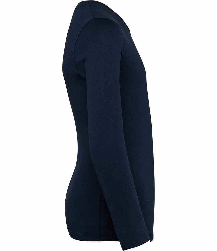 Native Spirit Kids Long Sleeve T-Shirt in Navy, side view