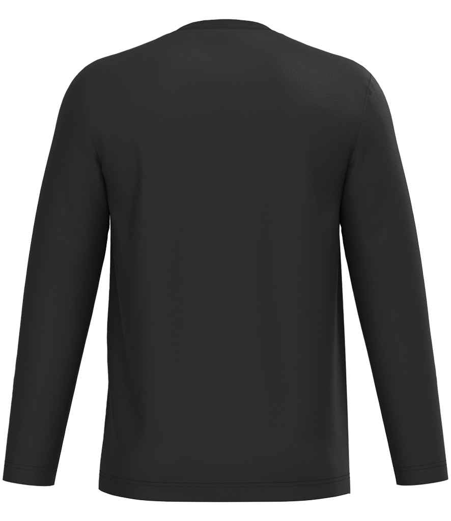 Native Spirit Unisex Long Sleeve T-Shirt in Black, back view