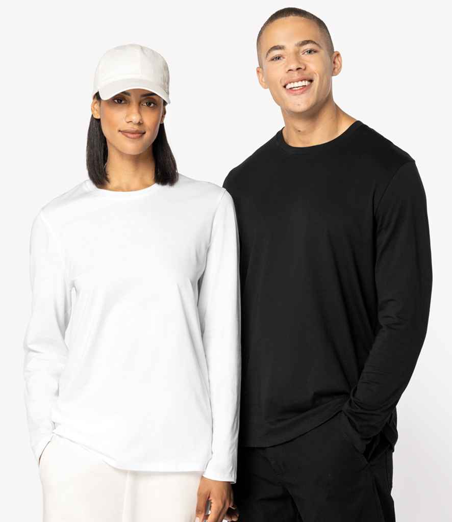 Native Spirit Unisex Long Sleeve T-Shirt in Black