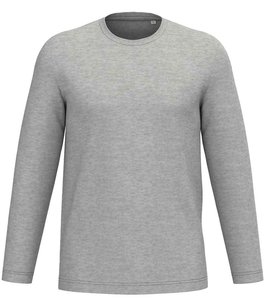 Native Spirit Unisex Long Sleeve T-Shirt in Moon Grey Heather, front view