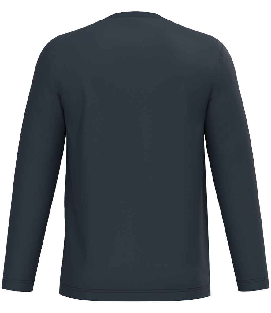 Native Spirit Unisex Long Sleeve T-Shirt in Navy, back view