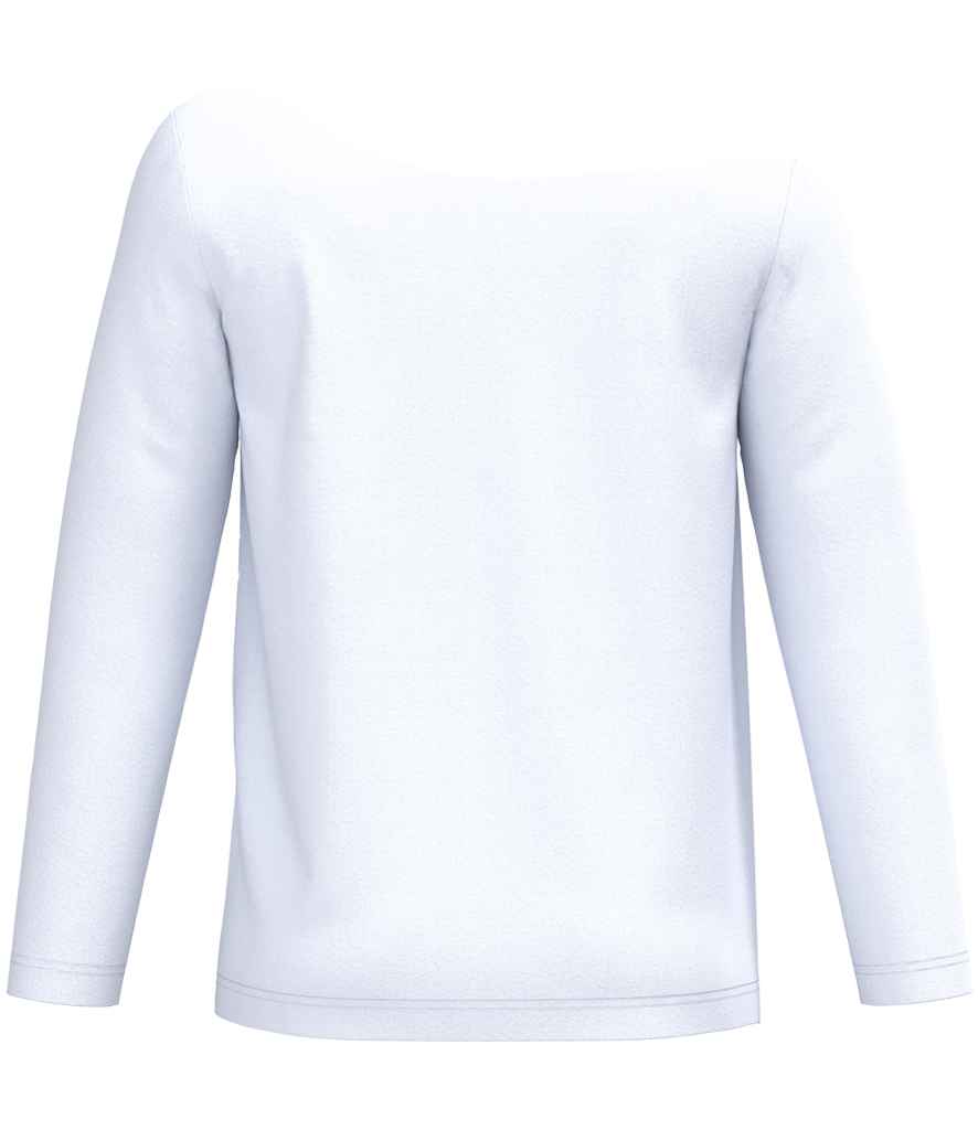 Native Spirit Unisex Long Sleeve T-Shirt in White, back view