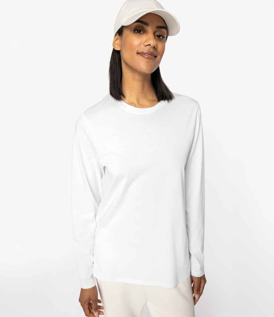 Native Spirit Unisex Long Sleeve T-Shirt in White
