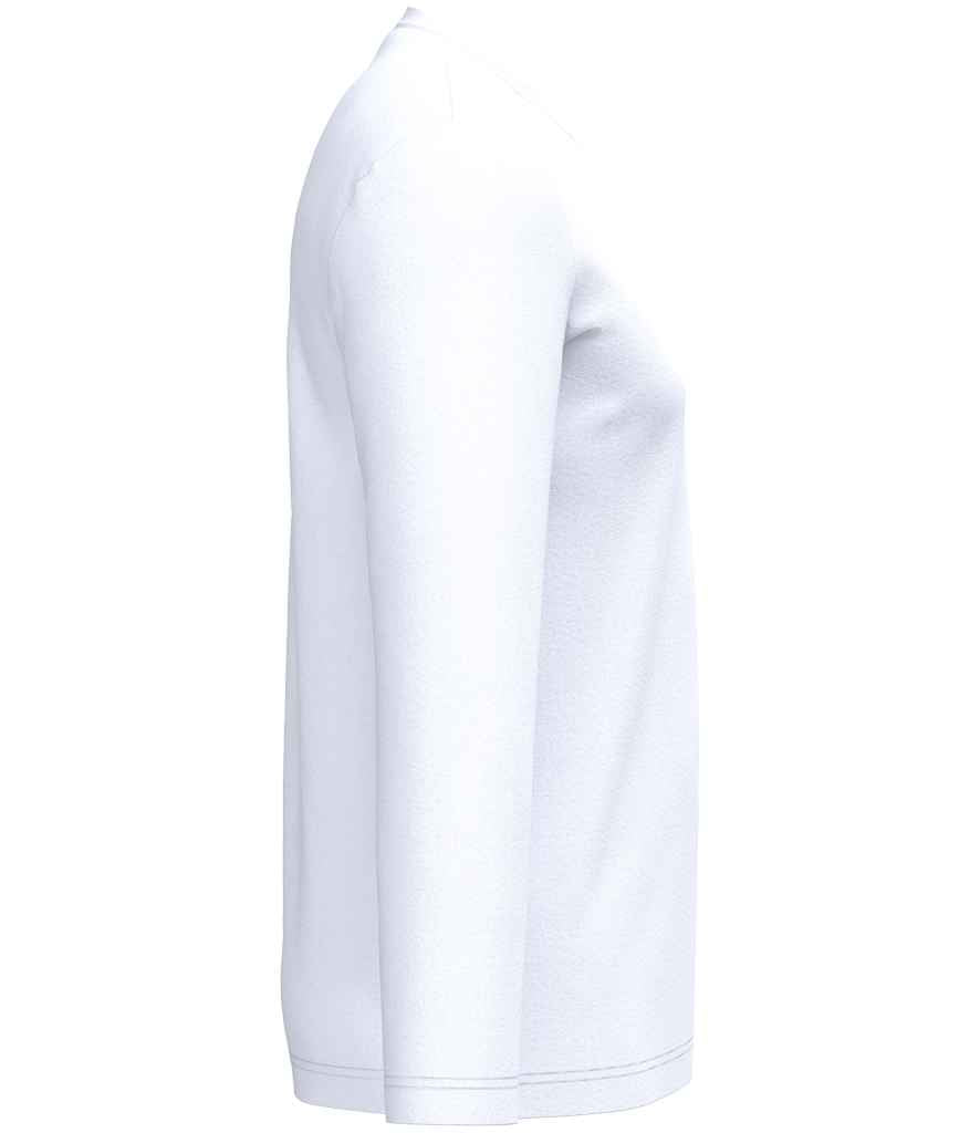 Native Spirit Unisex Long Sleeve T-Shirt in White, side view