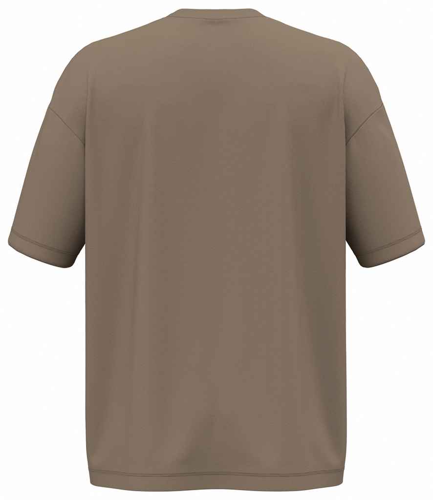 Native Spirit Oversized T-Shirt in Driftwood, back view