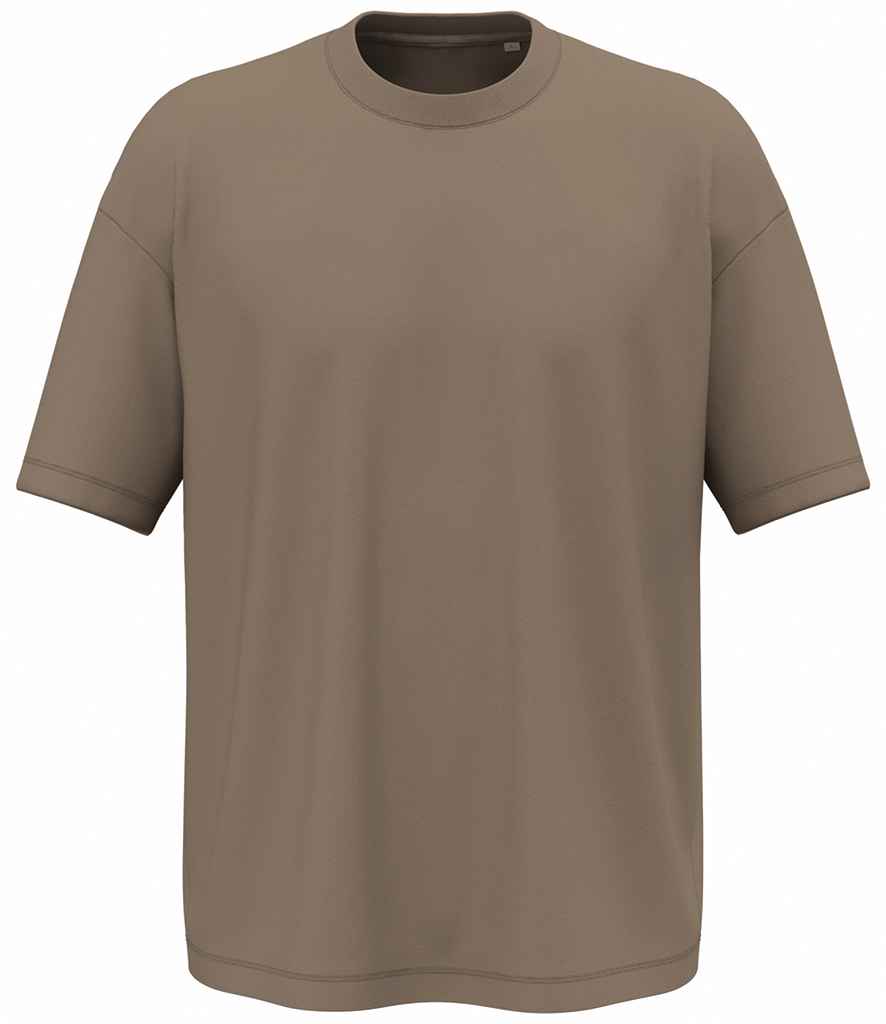 Native Spirit Oversized T-Shirt in Driftwood, front view