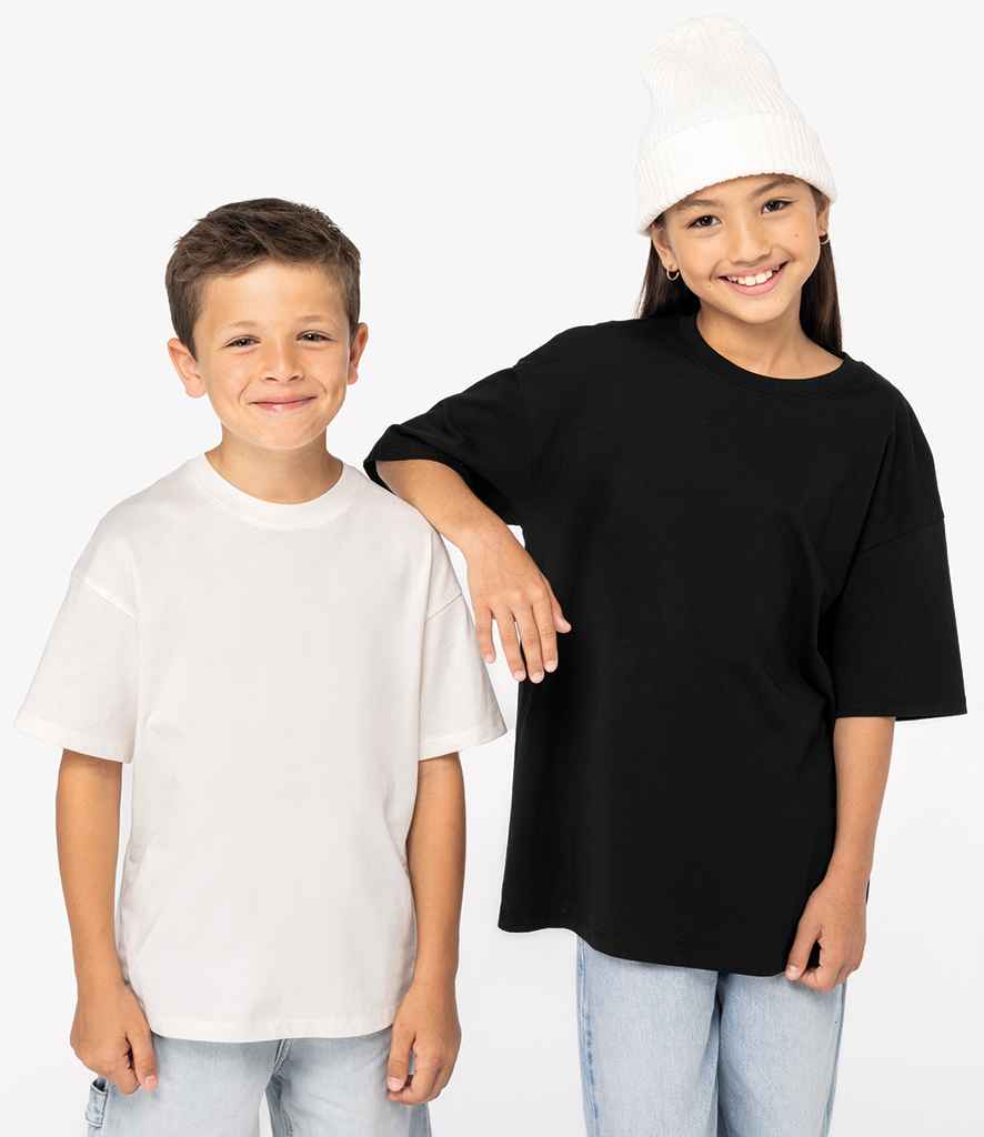 Native Spirit Kids Oversized T-Shirt in Black