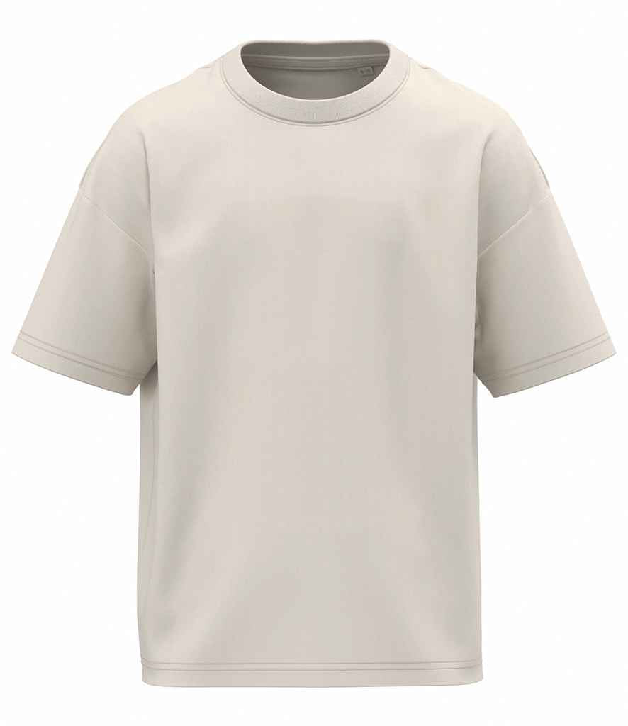 Native Spirit Kids Oversized T-Shirt in Ivory, front view