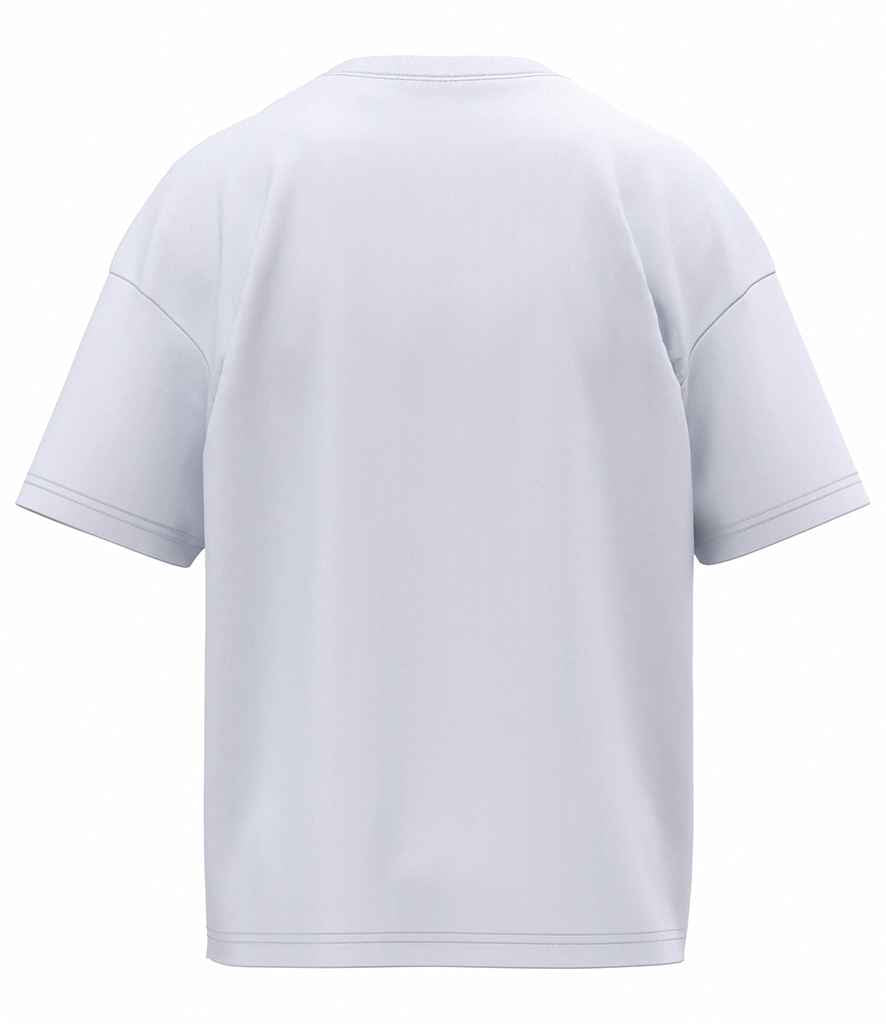 Native Spirit Kids Oversized T-Shirt in White, back view