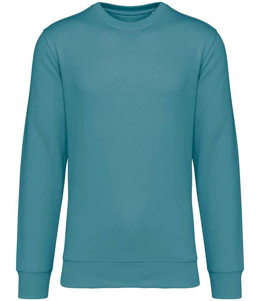 Native Spirit Unisex Heavyweight Crew Neck Sweatshirt in Adriatic Blue, front view